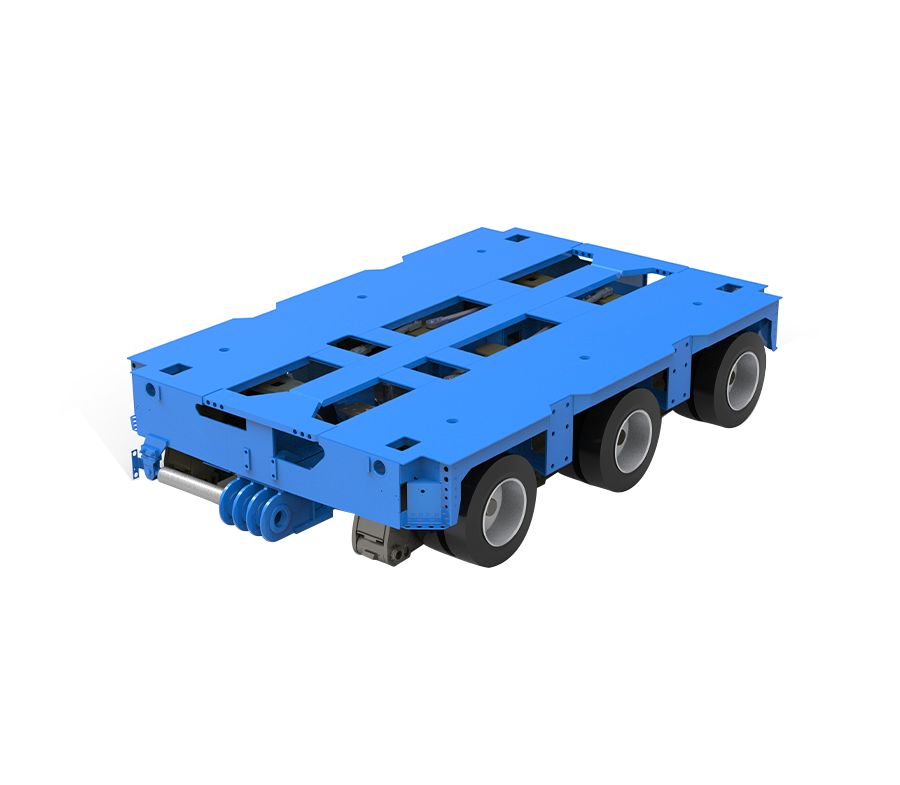 Remolque de línea de ejes hidráulicos KTG-3 con 3 ejes (SPT)