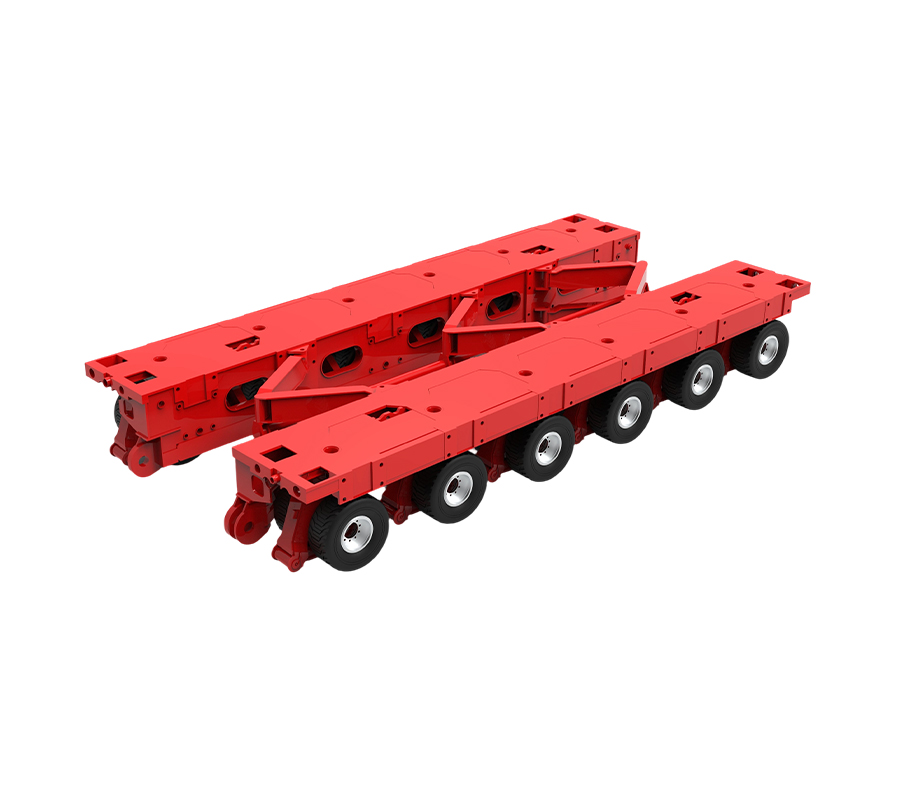 Transportador modular autopropulsado KTSP-6H con eje 6-H desmontable (SPMT)